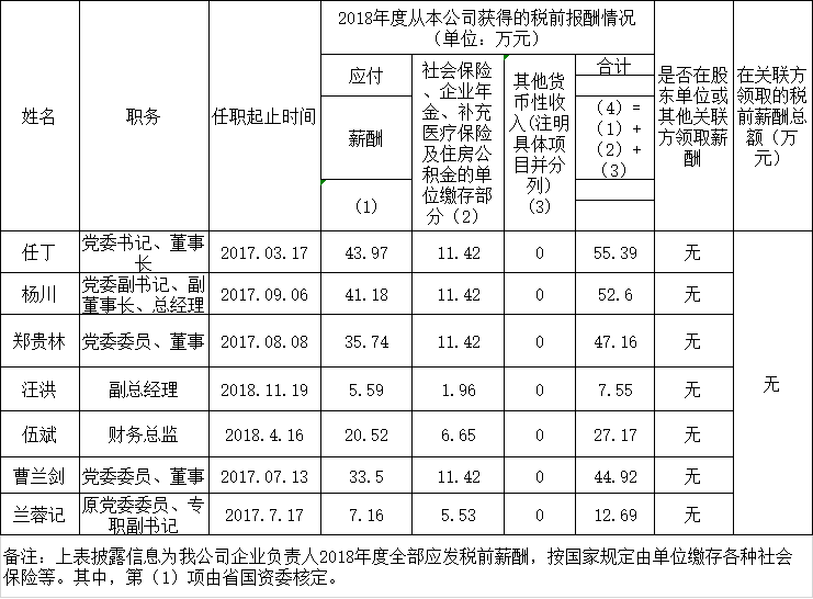 尊龙凯时人生就是博z6com认真人2018年度薪酬情形